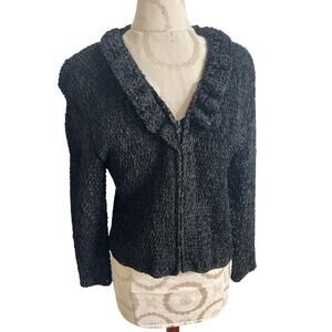 Estelle Zip Up Cardigan No Size (Please Read - Measures like Small)